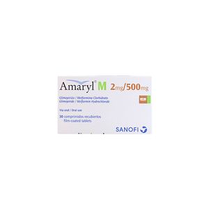 Amaryl M Sanofi 2/500 Mg X30 Cápsulas