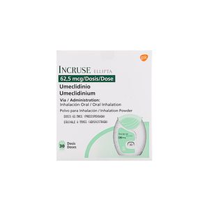 Incruse Ellipta 62,5 Mcg Glaxo X30 Dosis