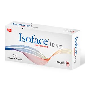 Isoface 10 Mg Caja X 30 Cápsulas