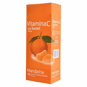 Vitamina C La Santé Mandarina 500 Mg X100 Tabletas