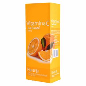 Vitamina C La Santé Naranja 500 Mg X100 Tabletas