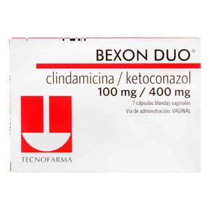 Bexon Dúo 100 Mg/400 Mg Vaginales X7 Cápsulas
