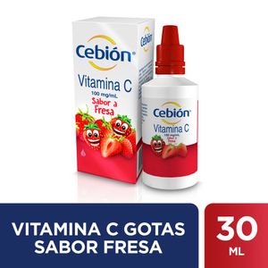 Vitamina C Ceibón Fresa Gotas 30 ML
