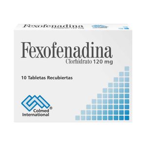 Fexofenadina 120 Mg Colmed X10 Tabletas