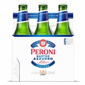 Cerveza Peroni Nastro Azurro 750 Ml X6 Unds