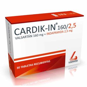 Cardik In 160 / 2.5 Mg Caja X 30 Tabletas