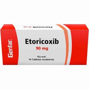 Etoricoxib 90 Mg Genfar X14 Tabletas