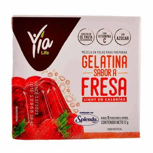 Gelatina Yia Life Fresa Light 12 G