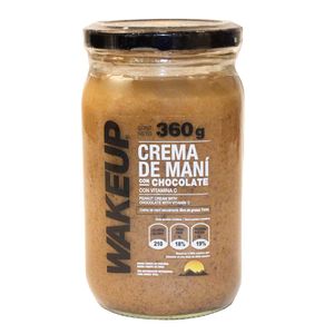 Crema de Maní Wakeup Maní/Chocolate 360 G