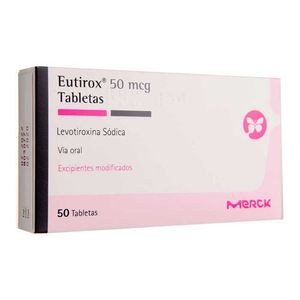 Eutirox 50 Mcg Caja X 50 Tabletas