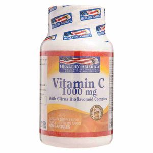 Vitamina C Healthy America 1000 Mg X100 Cápsulas