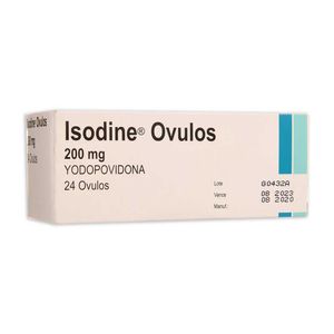 Isodine Yodopovidona 200 Mg X24 Óvulos
