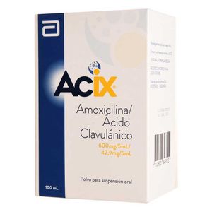 Acix Amoxicilina/Ácido Clavulánico Polvo 100 ML