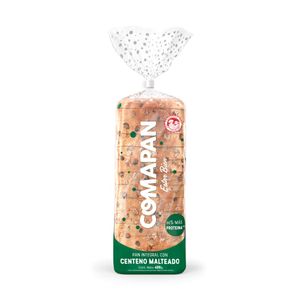 Pan Comapan Tajado Integral Centeno Malteado 400 G