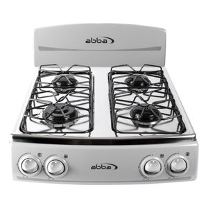Estufa de Sobremesa Abba Gas Natural 4 Puestos Gris SG 400-5N G QL