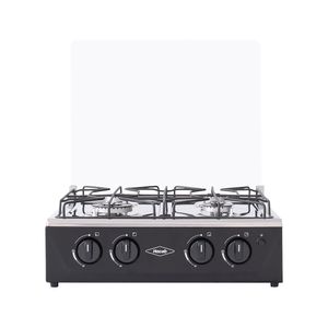 Estufa Sobre Mesa Haceb Avellana V Gas Natural 4 Puestos Negro