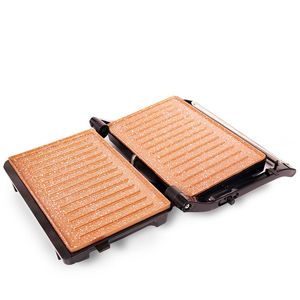 Sandwichera/Grill Asador Home Elements Panini 2 Puestos HE-215