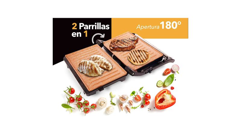 Plancha Asadora Antiadherente Home Elements