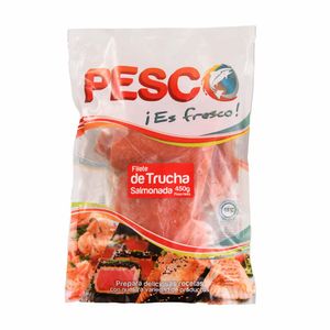 Pez Filete De Trucha Salmonada Pesco 450 G