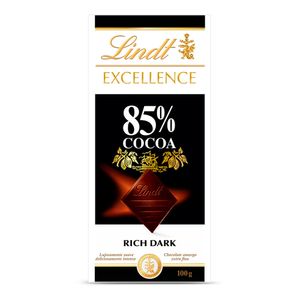 Chocolate Lindt Excellence Negra Cocoa 100 G