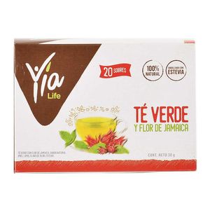 Té Yia Life Verde Flor de Jamaica 20 G