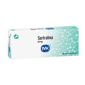 Sertralina 50 Mg MK X30 Tabletas