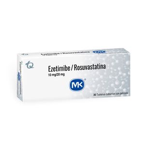 Rosuvastatina/Ezetimibe MK 20/10 Mg X30 Tabletas
