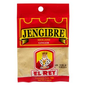 Condimento El Rey Jengibre Molido 15 G