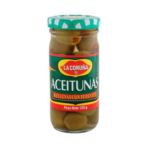 Aceituna La Coruña Rellena con Pimentón 125 G