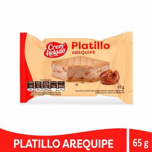 Helado Cream Helado Sandwich Platillo Arequipe 65 G