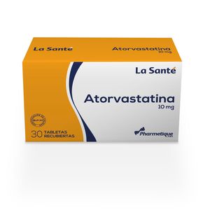 Atorvastatina La Santé 10 Mg X30 Tabletas