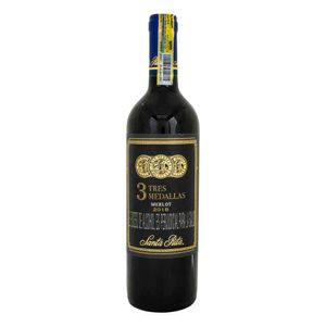 Vino Santa Rita 3 Medallas Merlot 750 Ml