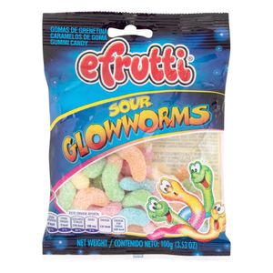 Gomas Efrutti Sour Glowworms 100 G