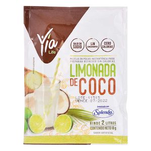 Refresco Instantáneo Yia Life Limonada de Coco 18 G