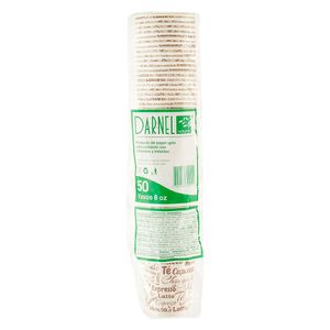 Vaso Darnel Naturals Bebida Caliente 8 Oz X50 Unds