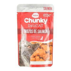 Alimento de Gato Chunky Delicat Trozo Salmón 80 G