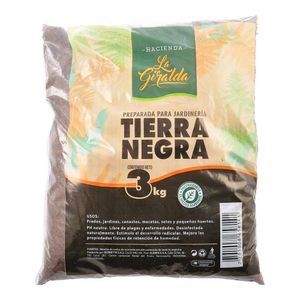 Tierra Negra La Giralda para Jardinería 3 Kg