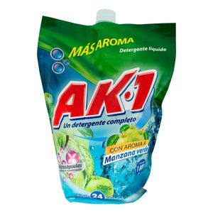 Detergente Líquido Ak-1 Manzana Verde Doypack 1800 Ml