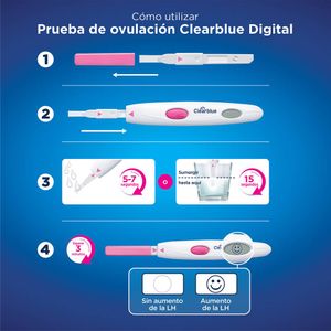 Prueba De Ovulación Clearblue Digital X10 Unds
