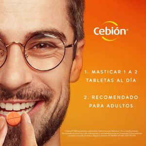 Vitamina C Cebión Tropical X100 Tabletas