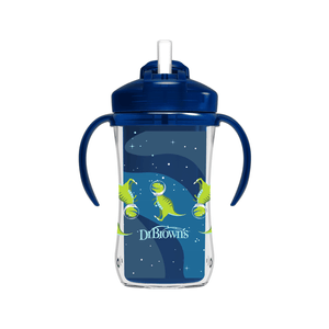 Vaso Pitillo Térmico 10oz Azul