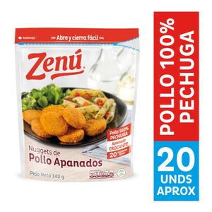 Nuggets Zenú de Pollo Apanado 340 G