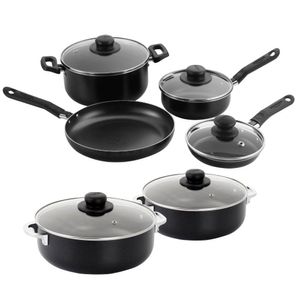 Combo Universal Caldero Perol Sartén de Aluminio 24 Cm