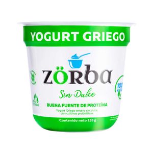 Yogurt Zorba Griego sin Dulce 135 G