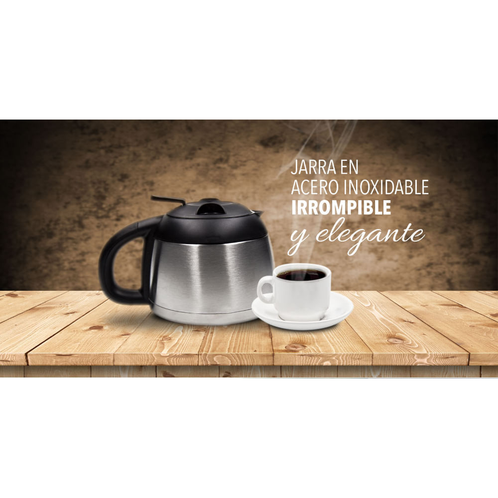 CAFETERA PROGRAMABLE OSTER NEGRA 12 TAZAS 2118210.0 - Olímpica