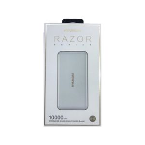 Powerbank Hyundai Razor Wireless 10.000mAh Blanco