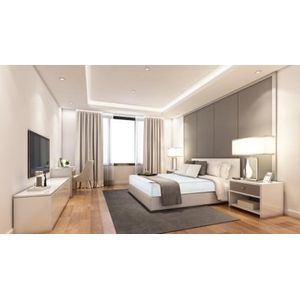 Combo Colchón Doble Spring Supreme 140 x 190 x 33 cm + Protector y Set Almohadas Siliconadas
