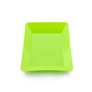 Plato Cuadrado Verde 22,3 X 22,3 X 3 Cm