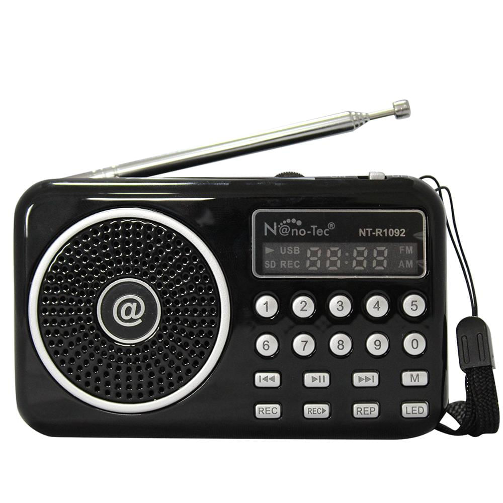 Radio reloj despertador digital FM con doble cargador USB Steren CLK-280