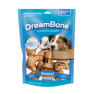 Snack para Perros Dreambone Dental Pollo 128 G X8 Unds